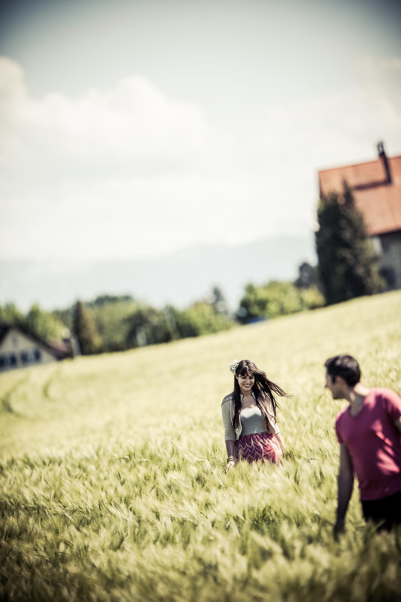Sabrina und Christian Kapelle Maria Hilf Merenschwand 9375