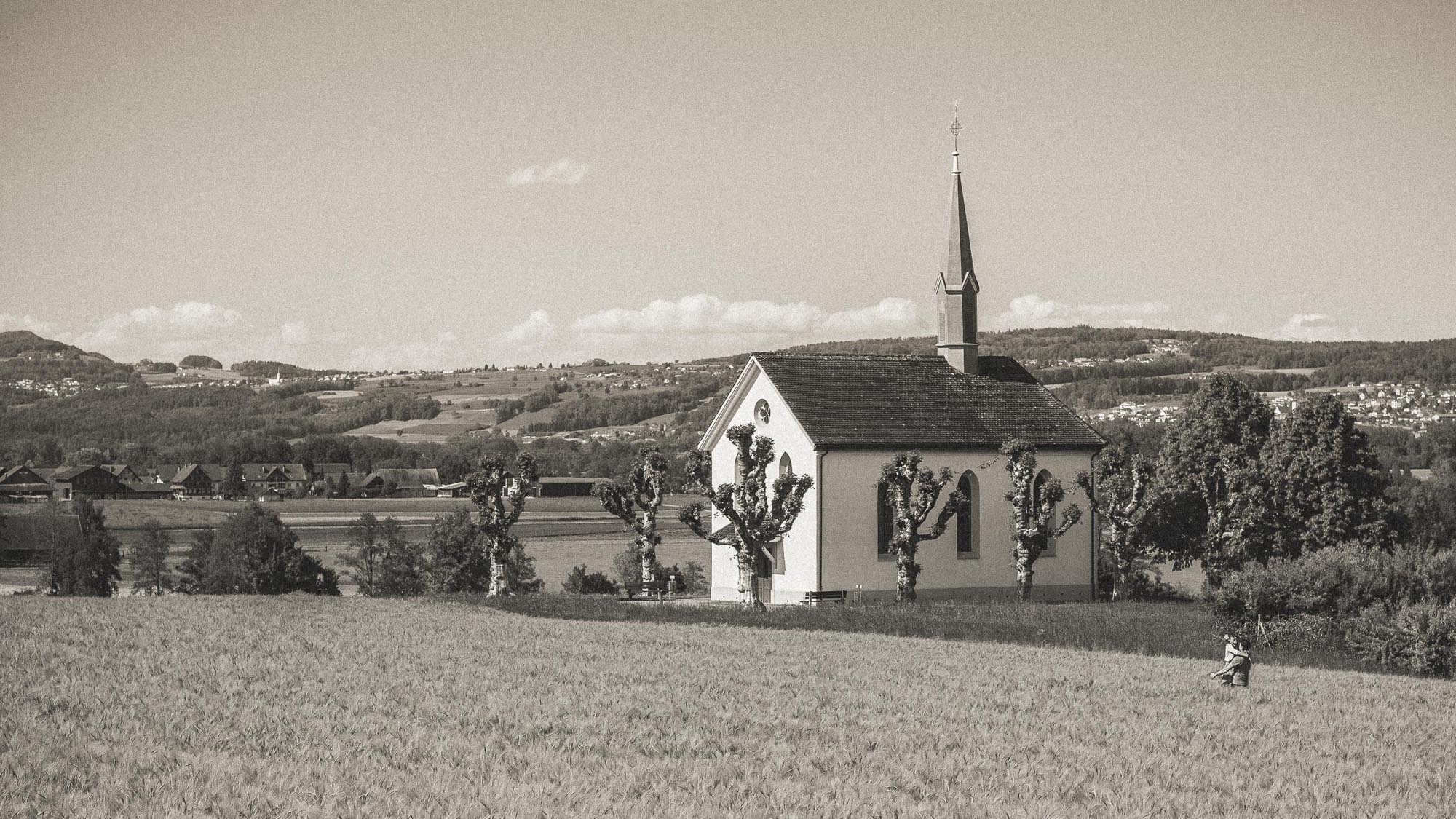 Sabrina und Christian Kapelle Maria Hilf Merenschwand 9505