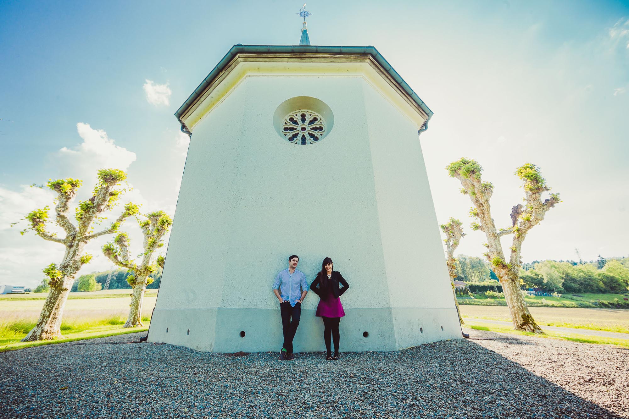 Sabrina und Christian Kapelle Maria Hilf Merenschwand 9766